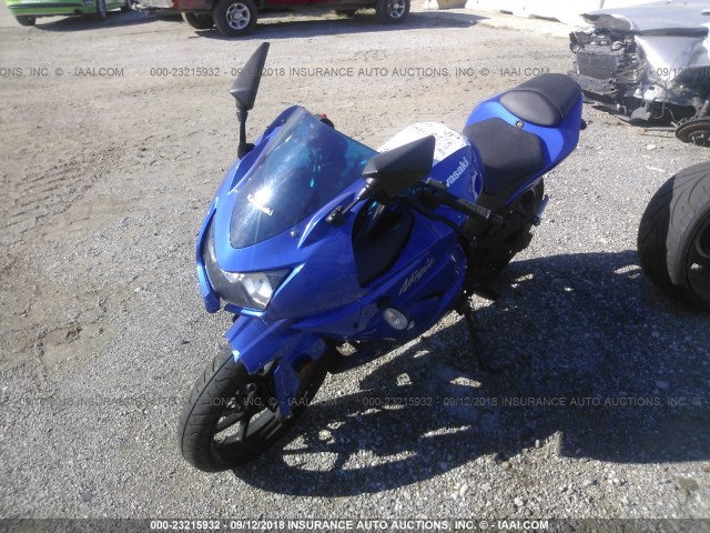 JKAEXMJ129DA35920 - 2009 KAWASAKI EX250 J BLUE photo 2