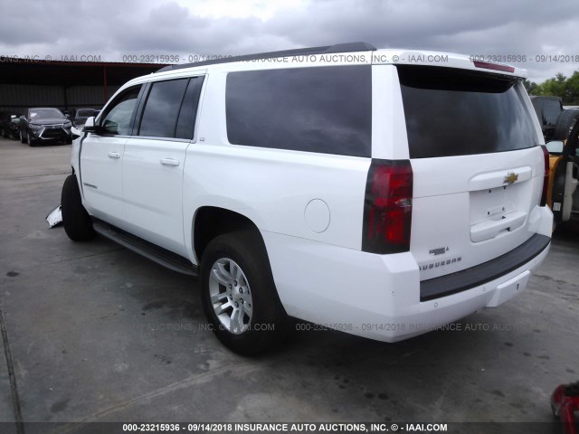 1GNSCGEC6GR195269 - 2016 CHEVROLET SUBURBAN C1500  LS WHITE photo 3