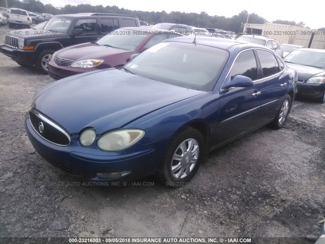 2G4WC532451235598 - 2005 BUICK LACROSSE CX BLUE photo 2