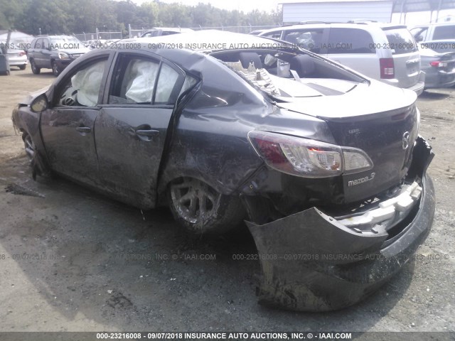 JM1BL1V95C1659574 - 2012 MAZDA 3 S GRAY photo 3