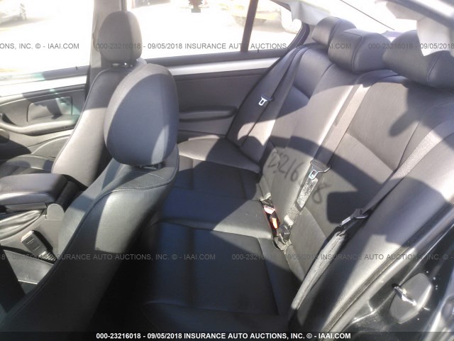 WBAAZ33474KP88924 - 2004 BMW 325 IS SULEV BLACK photo 8