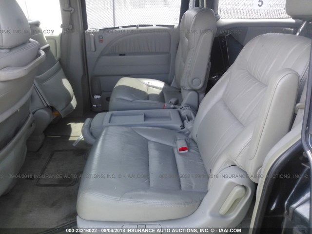 5FNRL38676B406599 - 2006 HONDA ODYSSEY EXL GRAY photo 8