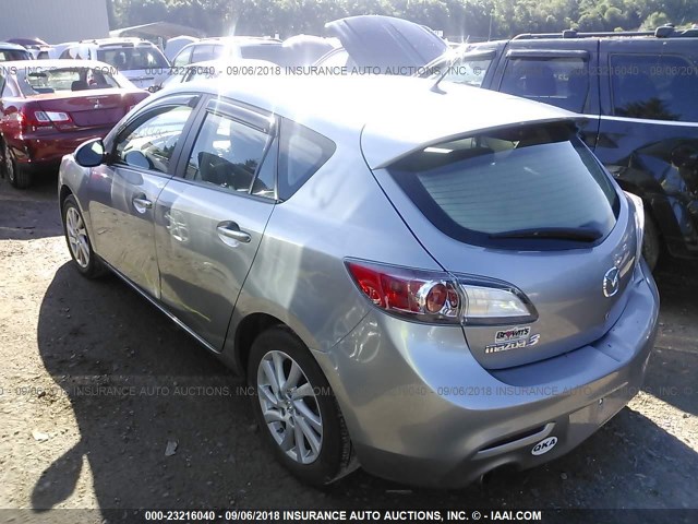 JM1BL1L79C1674807 - 2012 MAZDA 3 I SILVER photo 3