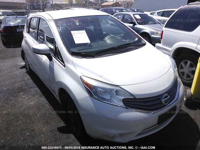 3N1CE2CP3FL358016 - 2015 NISSAN VERSA NOTE S/S PLUS/SV/SL/SR WHITE photo 1