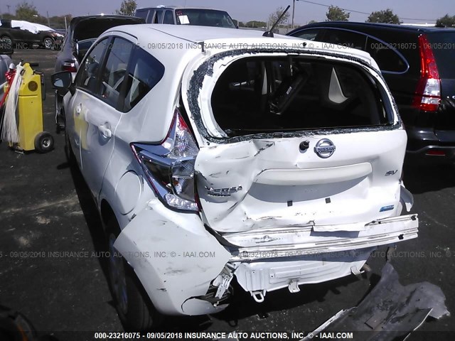 3N1CE2CP3FL358016 - 2015 NISSAN VERSA NOTE S/S PLUS/SV/SL/SR WHITE photo 3
