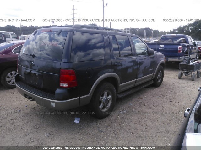 1FMDU64E42ZB71827 - 2002 FORD EXPLORER EDDIE BAUER BLACK photo 4