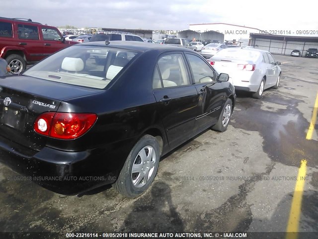 JTDBR32E530007328 - 2003 TOYOTA COROLLA CE/LE BLACK photo 4