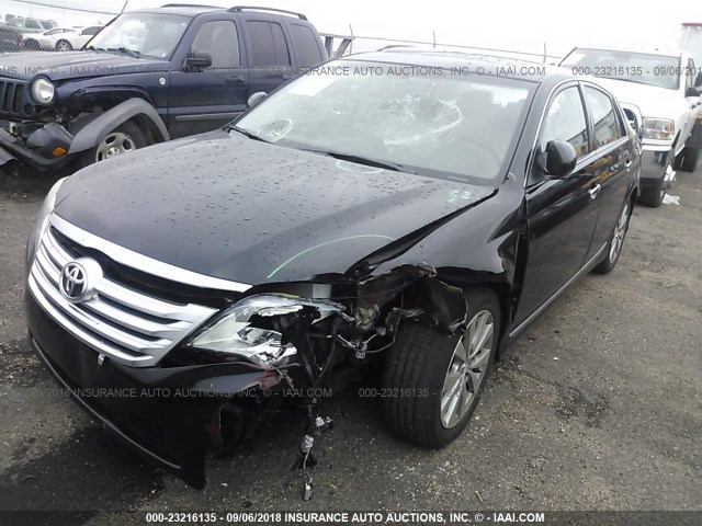 4T1BK3DB6CU442239 - 2012 TOYOTA AVALON LIMITED BLACK photo 2