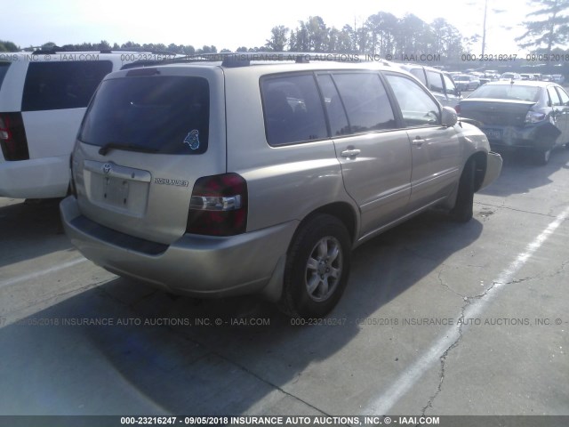 JTEDP21A950051922 - 2005 TOYOTA HIGHLANDER LIMITED GRAY photo 4