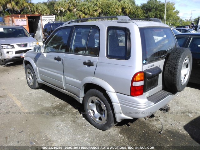 JS3TE62V9Y4107967 - 2000 SUZUKI GRAND VITARA JLS/LIMITED SILVER photo 3