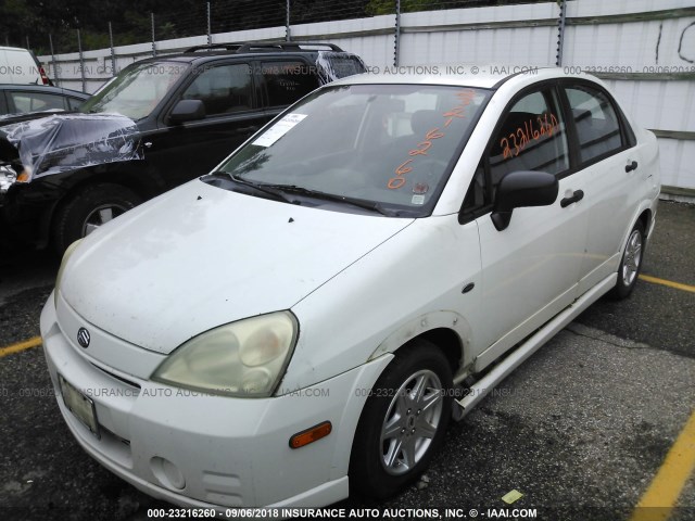 JS2RA41S235153715 - 2003 SUZUKI AERIO S/GS WHITE photo 2