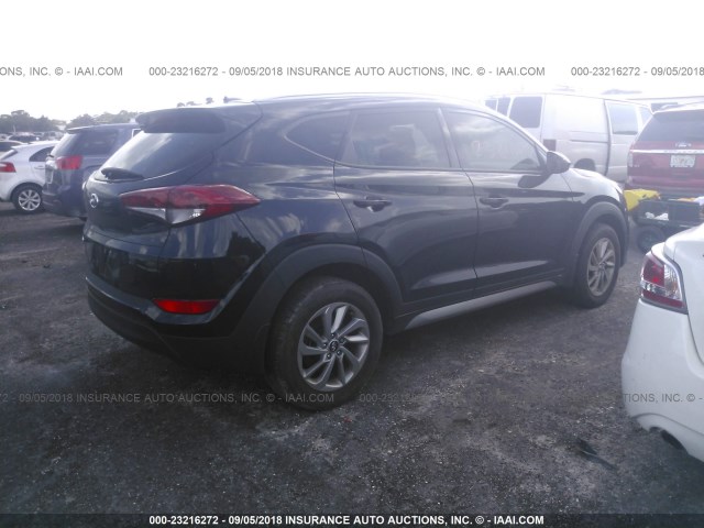 KM8J33A46HU320549 - 2017 HYUNDAI TUCSON LIMITED/SPORT AND ECO/SE BLACK photo 4