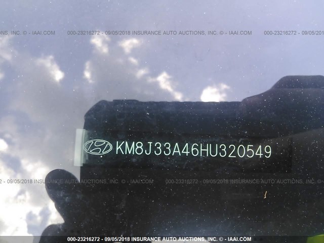 KM8J33A46HU320549 - 2017 HYUNDAI TUCSON LIMITED/SPORT AND ECO/SE BLACK photo 9