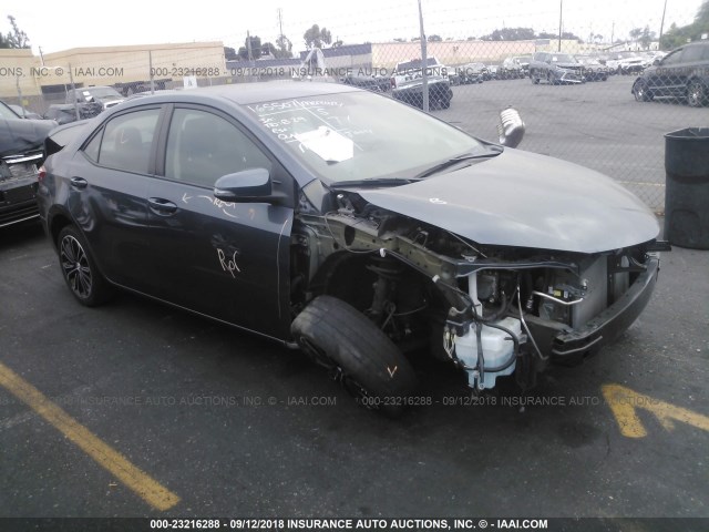 5YFBURHE2FP356241 - 2015 TOYOTA COROLLA L/LE/LE PLS/PRM/S/S PLS GRAY photo 1