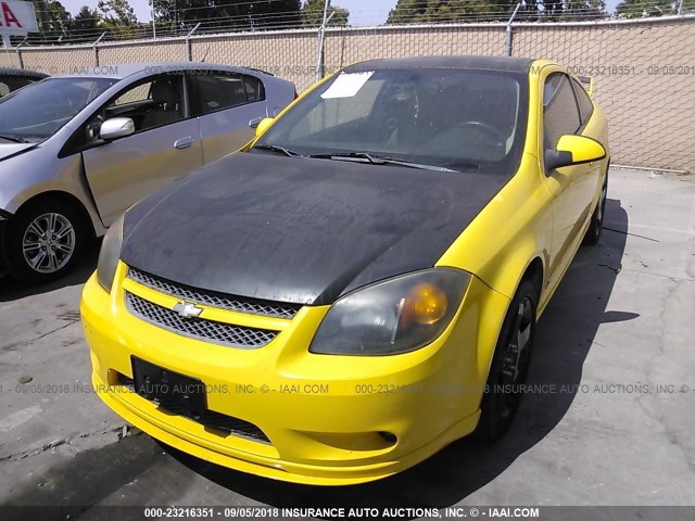 1G1AP14P267688346 - 2006 CHEVROLET COBALT SS SUPERCHARGED YELLOW photo 2