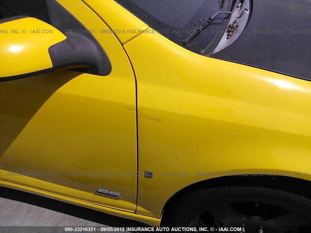 1G1AP14P267688346 - 2006 CHEVROLET COBALT SS SUPERCHARGED YELLOW photo 6