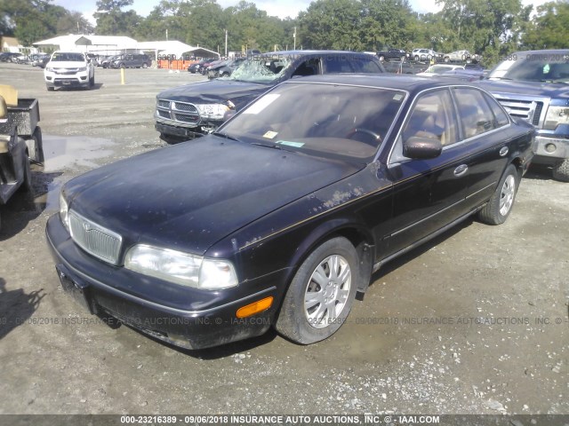 JNKNG01D9SM300973 - 1995 INFINITI Q45 BLUE photo 2