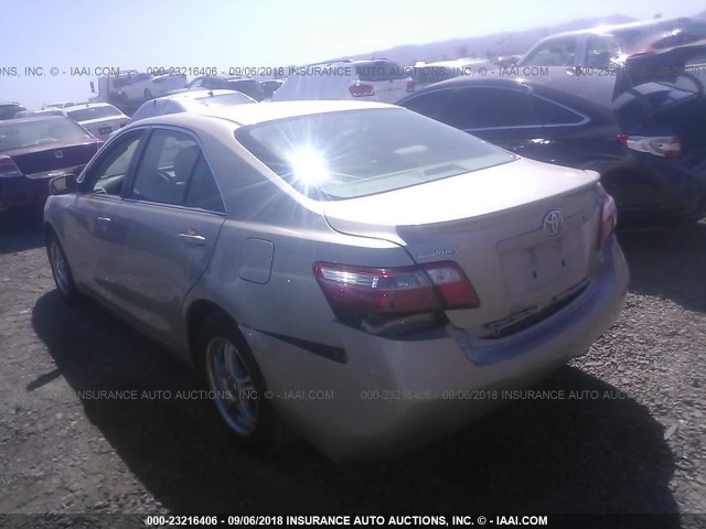 4T1BE46K47U557616 - 2007 TOYOTA CAMRY NEW GENERAT CE/LE/XLE/SE GOLD photo 3