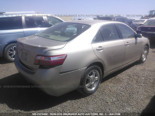 4T1BE46K47U557616 - 2007 TOYOTA CAMRY NEW GENERAT CE/LE/XLE/SE GOLD photo 4