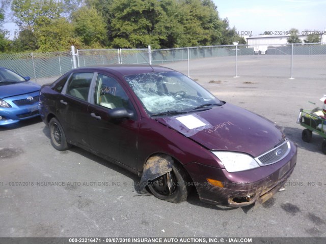 1FAHP34N57W357077 - 2007 FORD FOCUS ZX4/S/SE/SES 勃艮第红 照片 1