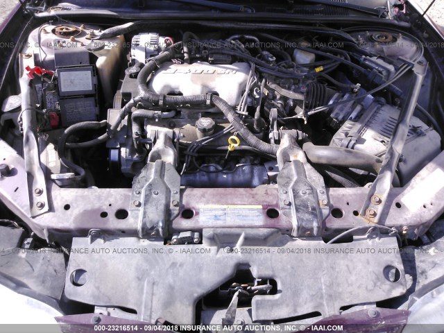 2G1WW12E839273780 - 2003 CHEVROLET MONTE CARLO LS MAROON photo 10