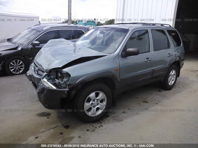 4F2CZ96153KM30297 - 2003 MAZDA TRIBUTE ES 青色 照片 2