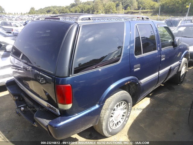 1GKDT13W1Y2232898 - 2000 GMC JIMMY / ENVOY  BLUE photo 4