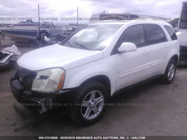 2CNDL73F066019192 - 2006 CHEVROLET EQUINOX LT WHITE photo 2