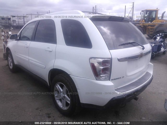 2CNDL73F066019192 - 2006 CHEVROLET EQUINOX LT WHITE photo 3