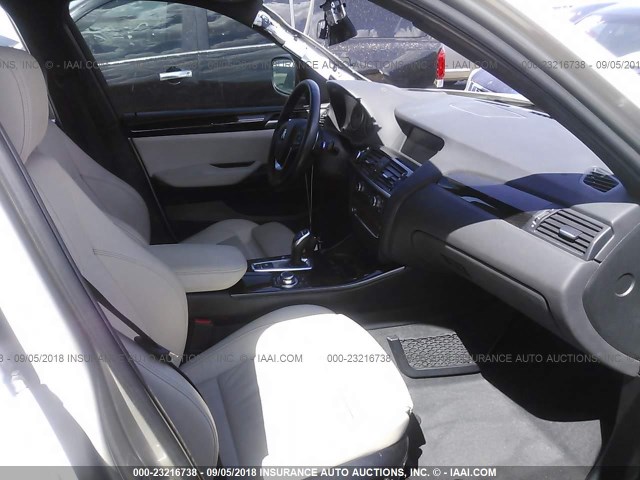 5UXWX7C59DL976903 - 2013 BMW X3 XDRIVE35I TAN photo 5