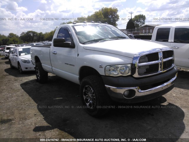 3D7KS26CX5G701511 - 2005 DODGE RAM 2500 ST/SLT WHITE photo 1