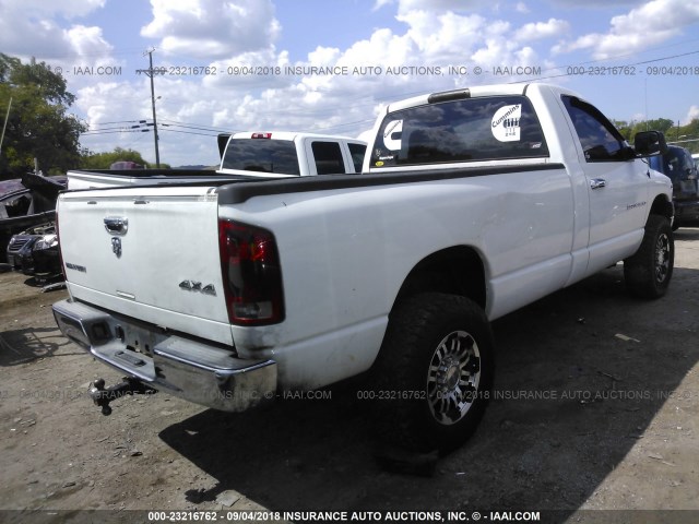 3D7KS26CX5G701511 - 2005 DODGE RAM 2500 ST/SLT 白色 照片 4