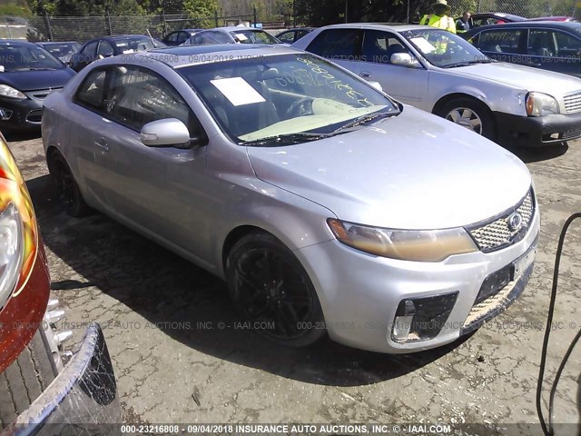 KNAFW6A33A5134930 - 2010 KIA FORTE SX SILVER photo 1