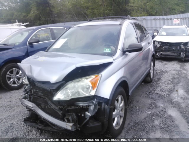 JHLRE48568C081311 - 2008 HONDA CR-V EX SILVER photo 2