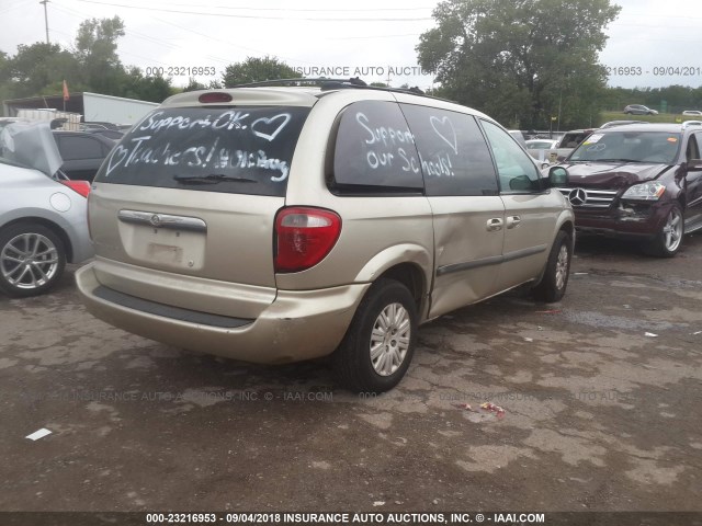 1C4GP45R95B253449 - 2005 CHRYSLER TOWN & COUNTRY  GOLD photo 4