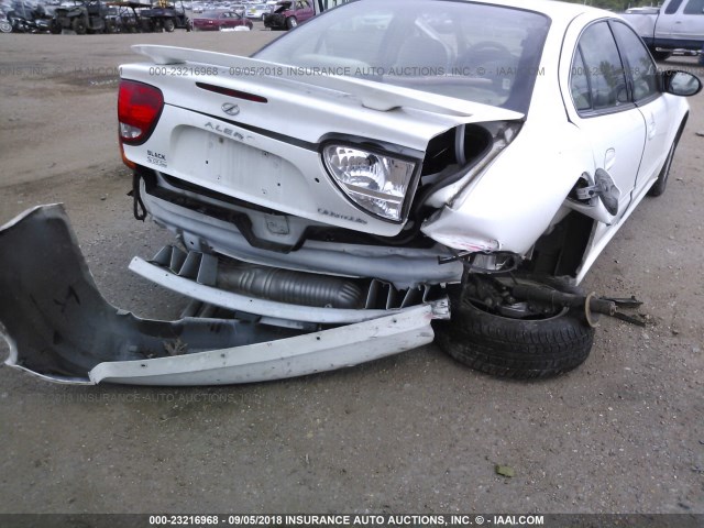 1G3NL52EX3C128946 - 2003 OLDSMOBILE ALERO GL WHITE photo 6