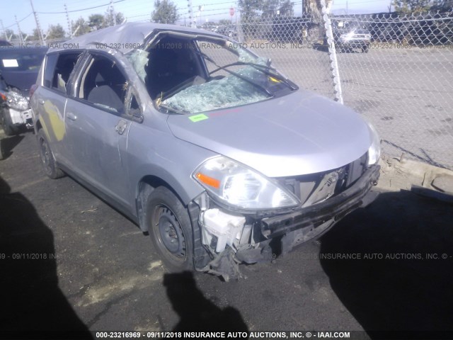 3N1BC13E49L469737 - 2009 NISSAN VERSA S/SL SILVER photo 1