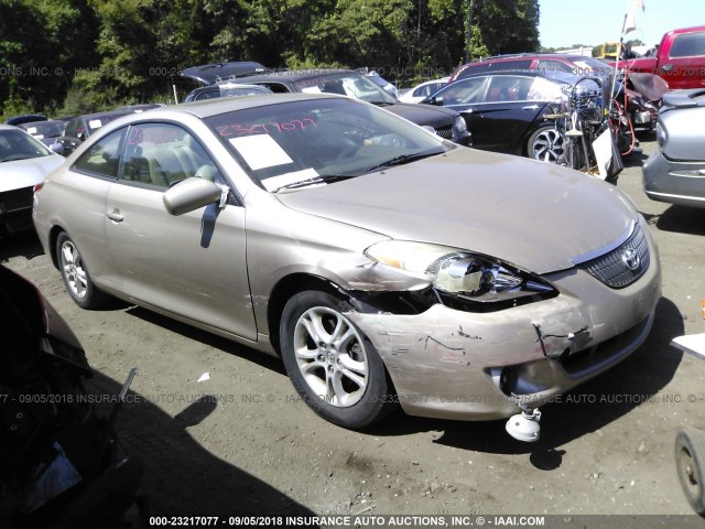 4T1CE30P86U582200 - 2006 TOYOTA CAMRY SOLARA SE/SLE Qızıl foto 1