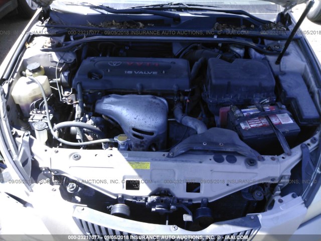 4T1CE30P86U582200 - 2006 TOYOTA CAMRY SOLARA SE/SLE Qızıl foto 10