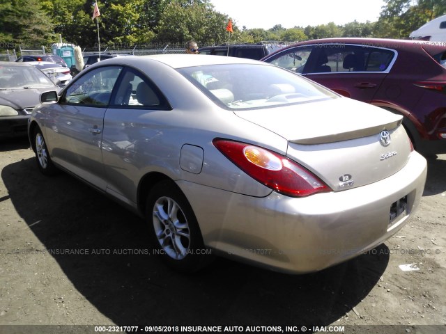 4T1CE30P86U582200 - 2006 TOYOTA CAMRY SOLARA SE/SLE Qızıl foto 3