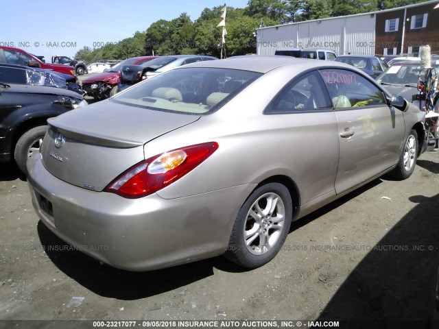 4T1CE30P86U582200 - 2006 TOYOTA CAMRY SOLARA SE/SLE Qızıl foto 4