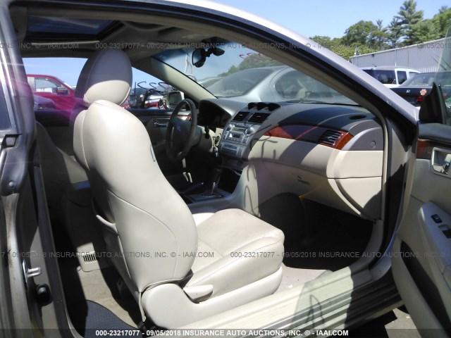 4T1CE30P86U582200 - 2006 TOYOTA CAMRY SOLARA SE/SLE Qızıl foto 5