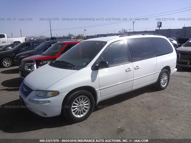 1C4GP54L0YB587036 - 2000 CHRYSLER TOWN & COUNTRY LXI WHITE photo 2