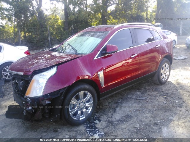 3GYFNBE34FS586028 - 2015 CADILLAC SRX LUXURY COLLECTION RED photo 2