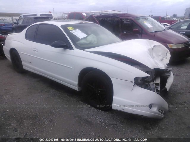 2G1WX15K229264702 - 2002 CHEVROLET MONTE CARLO SS 白色 照片 1