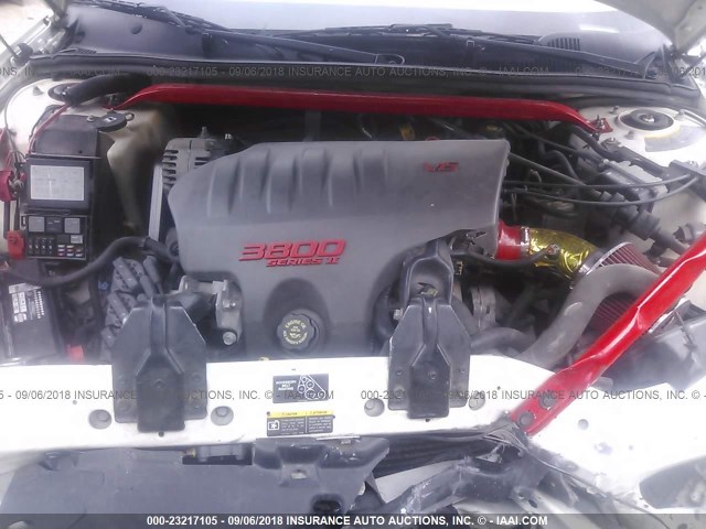 2G1WX15K229264702 - 2002 CHEVROLET MONTE CARLO SS 白色 照片 10