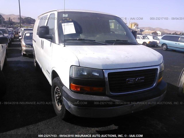 1GTGG25V851122858 - 2005 GMC SAVANA G2500 WHITE photo 1