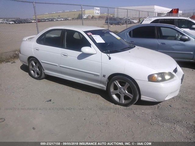 3N1AB51D52L701784 - 2002 NISSAN SENTRA SE-R SPEC V WHITE photo 1