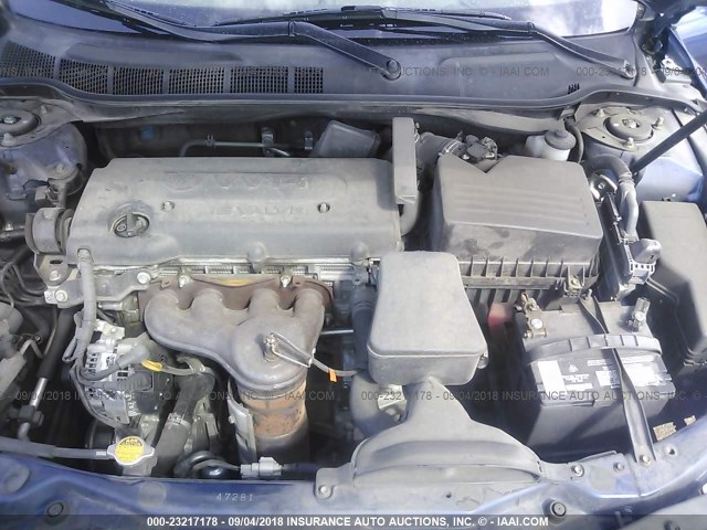 4T1BE46K37U124188 - 2007 TOYOTA CAMRY NEW GENERAT CE/LE/XLE/SE BLUE photo 10
