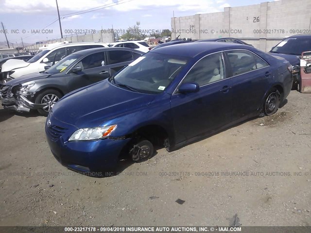 4T1BE46K37U124188 - 2007 TOYOTA CAMRY NEW GENERAT CE/LE/XLE/SE BLUE photo 2